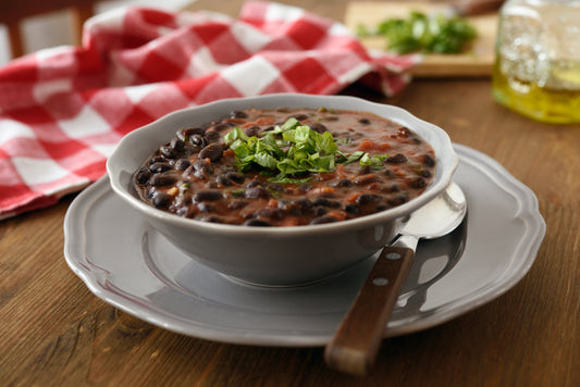 Black Beans & Blue Corn Tortillas with Abuela’s Original Chorizo Paste
