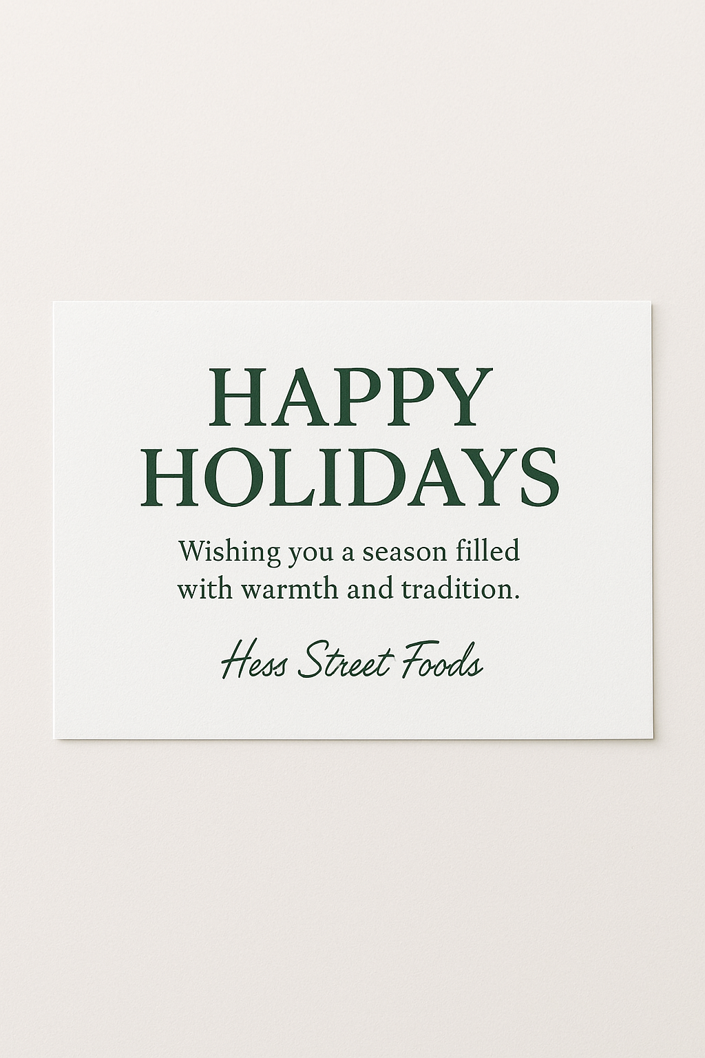 HOLIDAY COLLECTION BOX