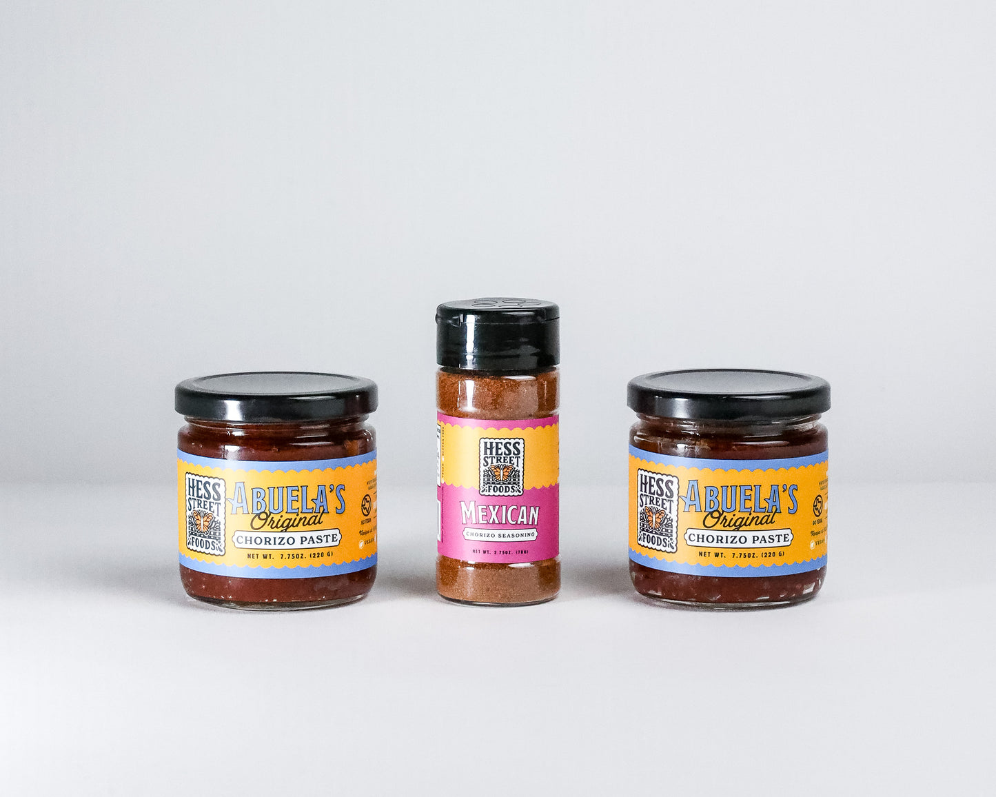 Grill and Crust Chorizo Pack: 2 Abuela’s Original Chorizo Paste+ 1 Mexican Chorizo Seasoning