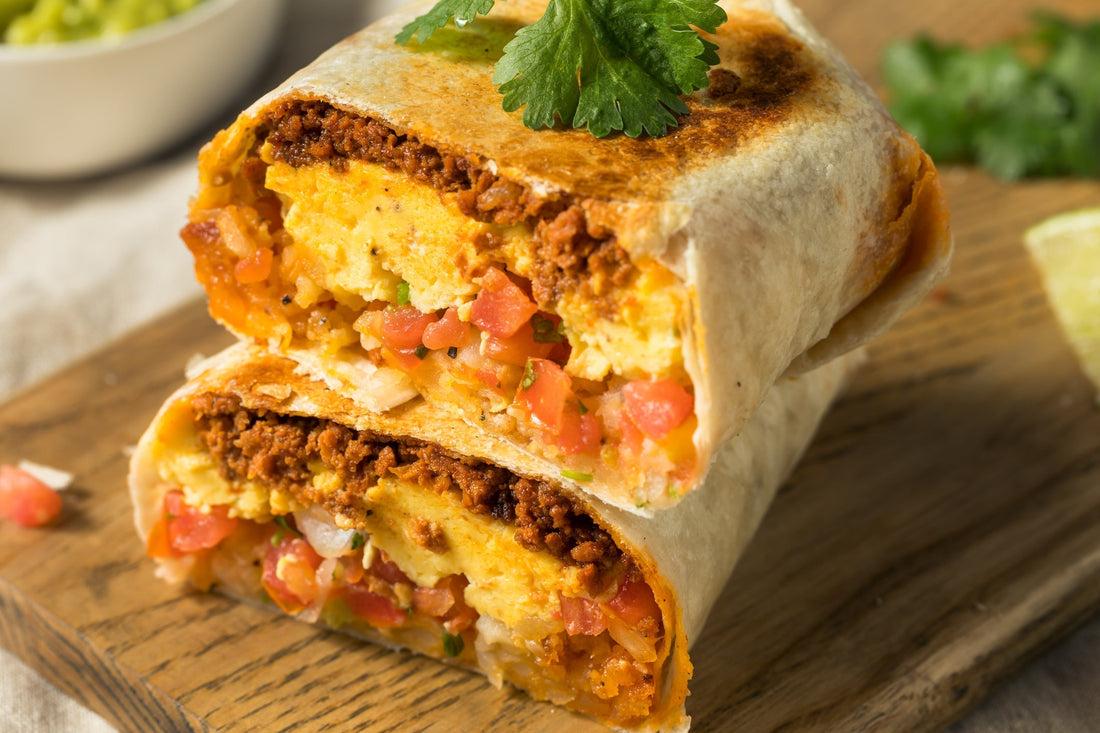 Chorizo Breakfast Burritos