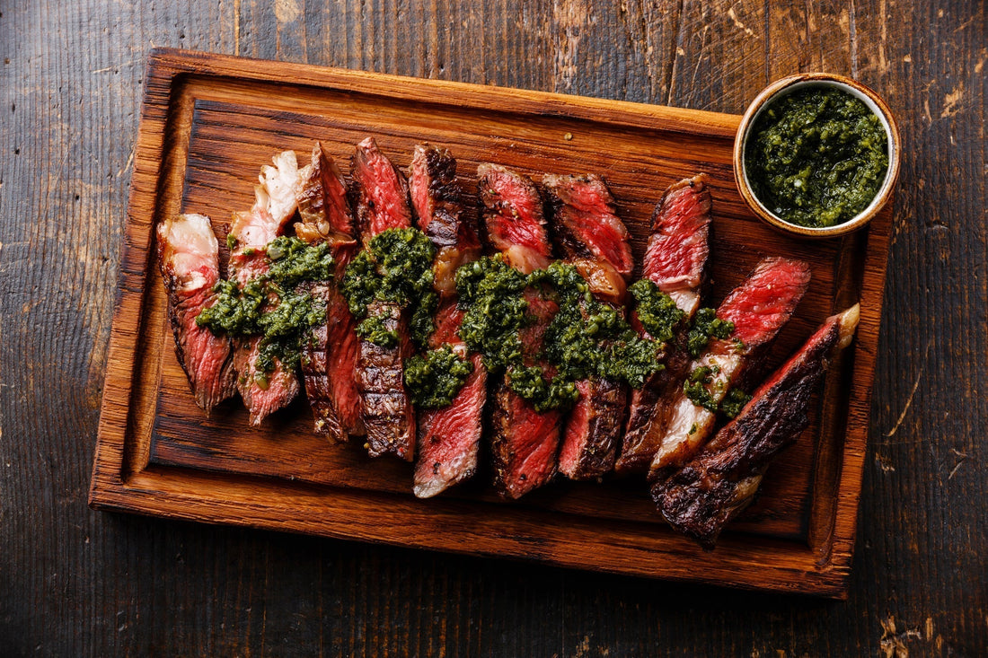 Verde Chori-Churri Ribeye Steaks