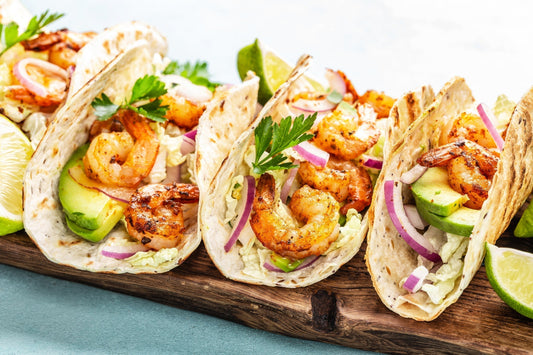 Smoky Chorizo Shrimp Tacos